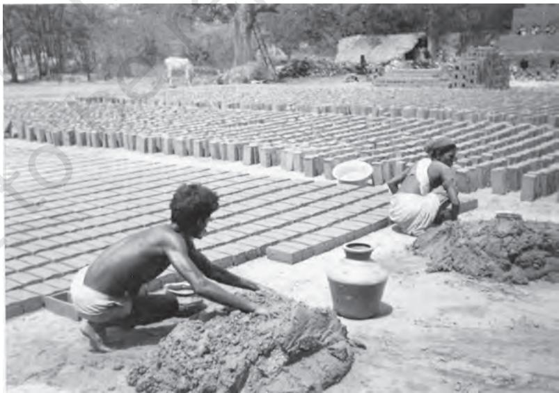 Fig. 6.2 Brick-making: a form of casual work