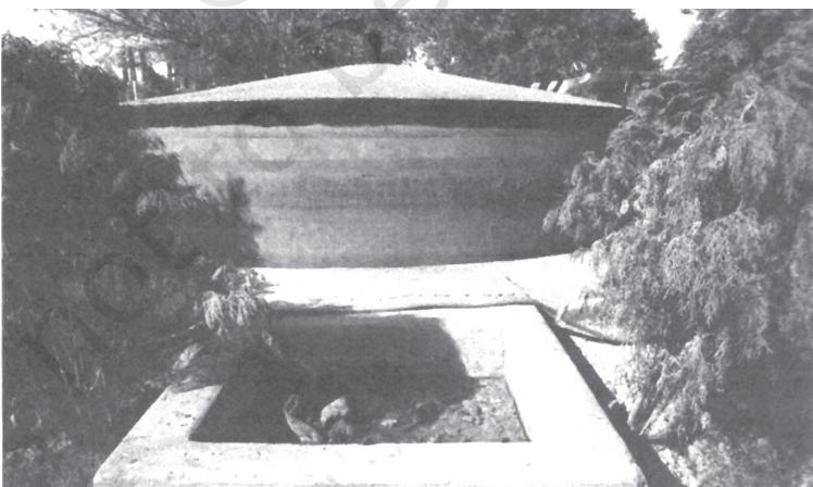 Fig.7.4 Gobar Gas Plant uses cattle dung to produce energy