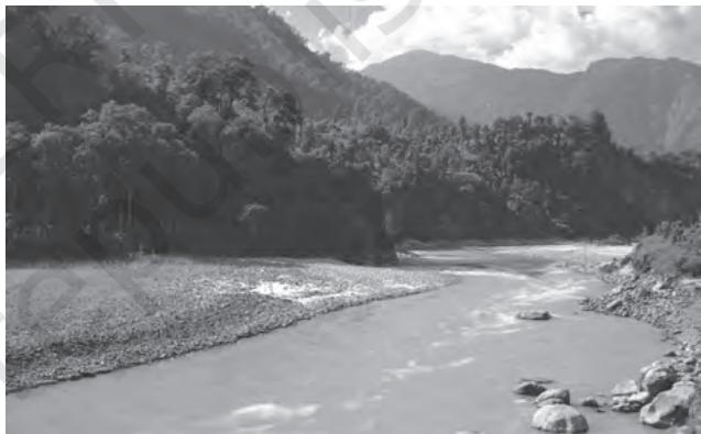 Figure 3.1 : A River in the Mountainous Region