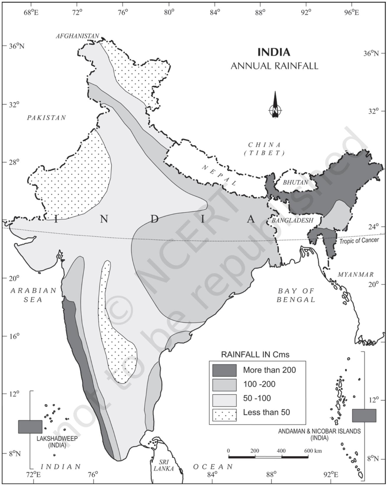 Figure 4.4 : India : Annual Rainfall