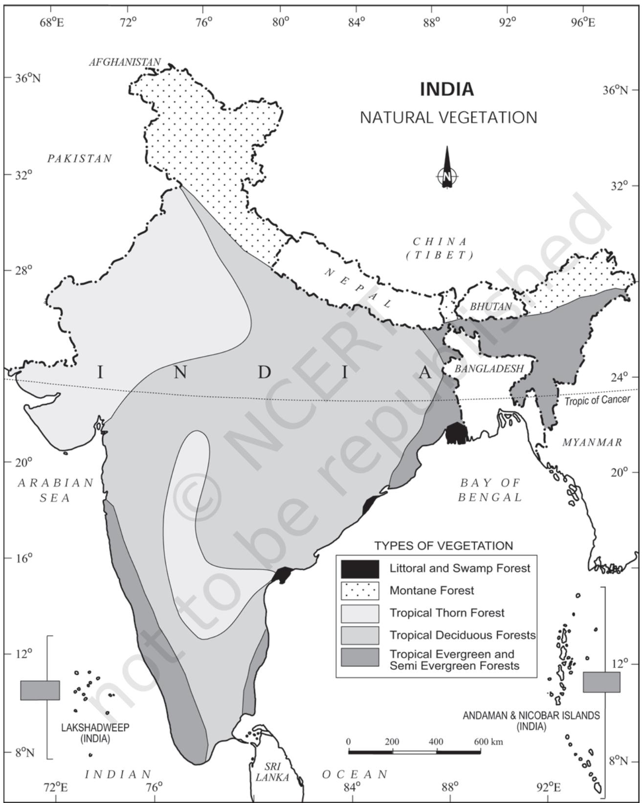 Figure 5.2 : Natural Vegetation