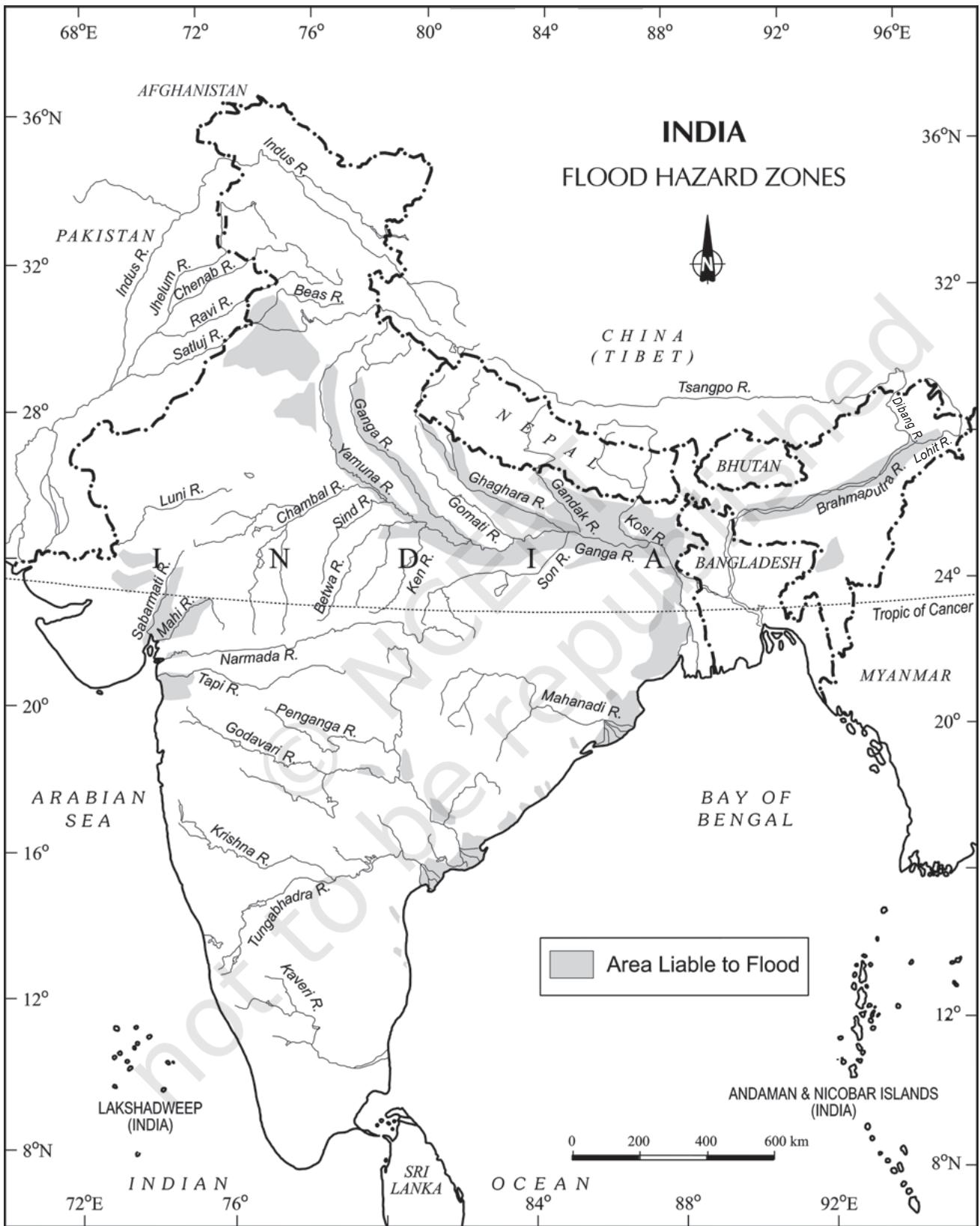 Figure 6.6 : Flood Hazard Zones