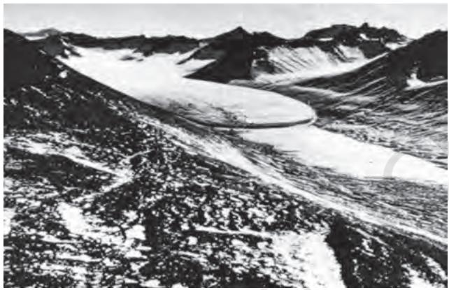 Figure 6.10 : A glacier in its valley