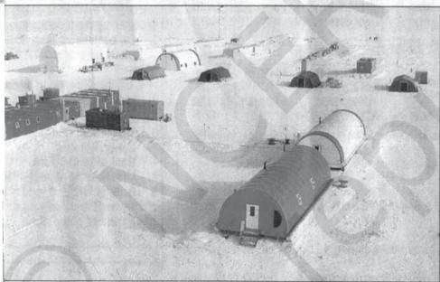 The research station for the European Project for Ice Coring in Antarctica.