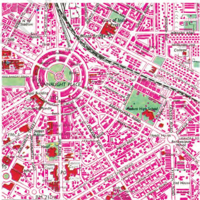 A portion of Delhi
Guide Map