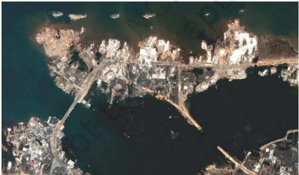 Figure 6.10 (b) Post-tsunami image acquired in December, 2004