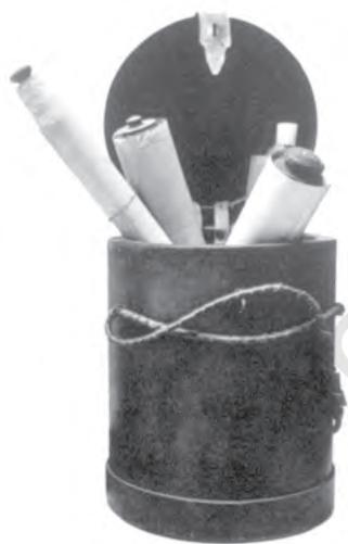 Papyrus scrolls