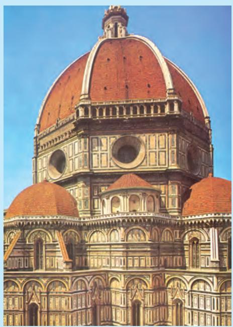 The Duomo, the dome of Florence cathedral designed by Brunelleschi.