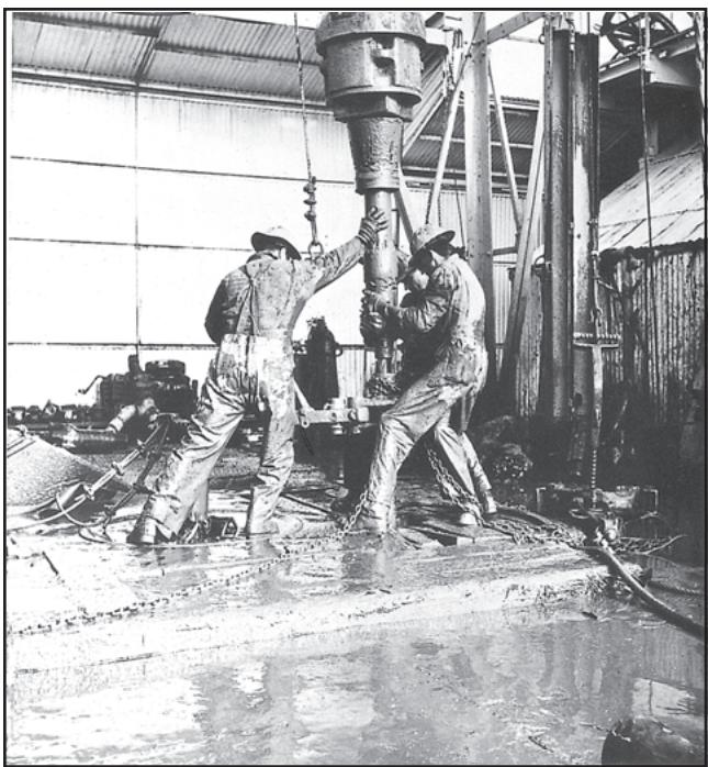Fig. 4.18: Oil drilling operation in the Gulf of Mexico