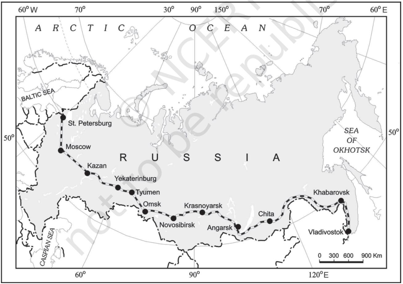 Fig. 7.5: Trans-Siberian Railway