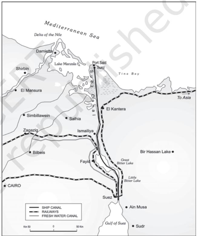 Fig. 7.10 : Suez Canal