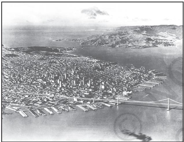 Fig. 8.3: San Francisco, the largest land-locked harbour in the world