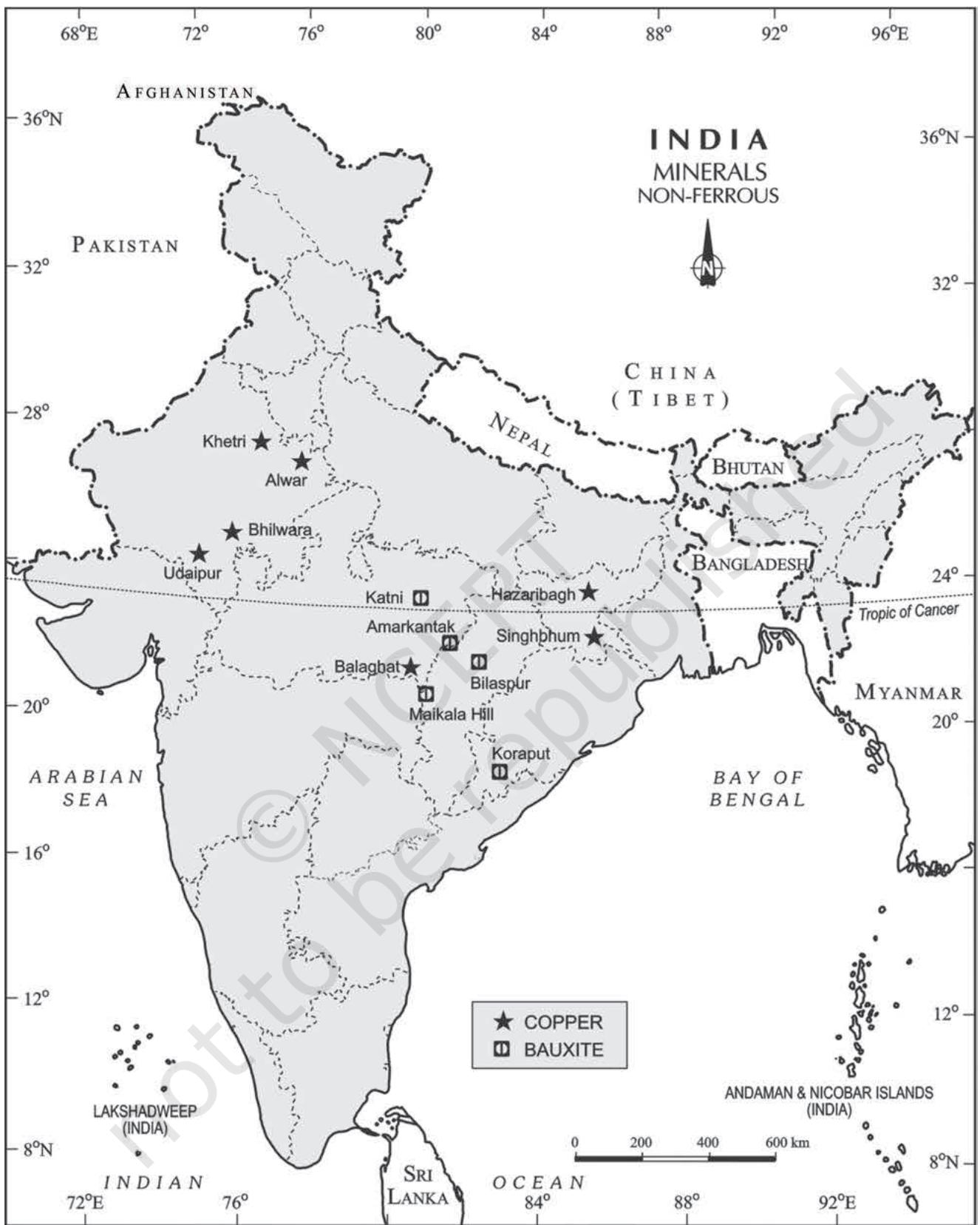 Fig. 5.3 : India - Minerals (Non-Ferrous)