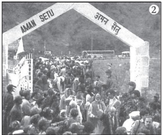 Fig. 7.5 : Aman Setu between Baramula and Muzaffarabad