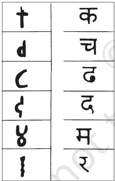An Asokan inscriptionFig. 2.11Asokan Brahmi with Devanagari equivalents