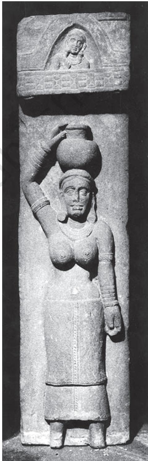 Fig. 4.8A woman water-carrier, Mathura,
c. third century CE