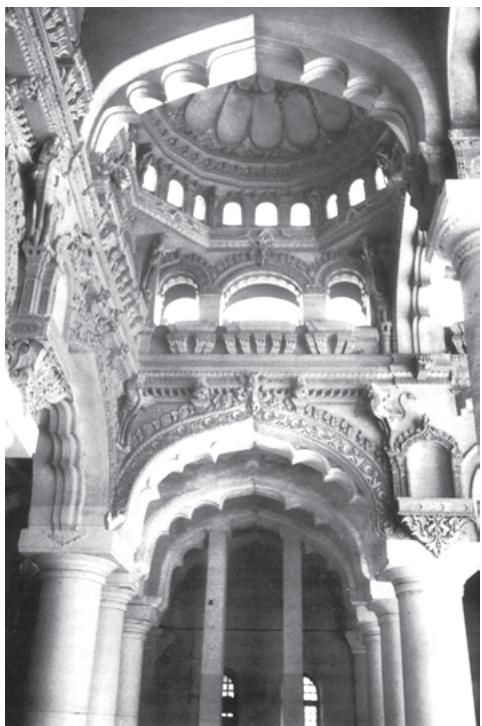 Fig. 7.19
Interior of the audience hall at Madurai
Note the arches.