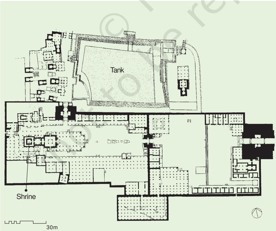 Fig. 7.21A plan of the Virupaksha temple