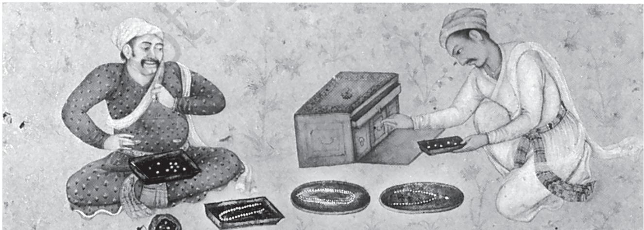 Fig. 8.15
A seventeenth-century painting depicting jewellers