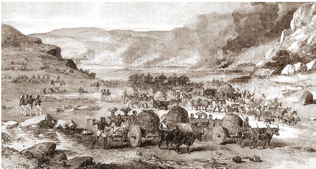 Fig. 9.13Burning of Santhal villages, Illustrated London News, 23 February 1856