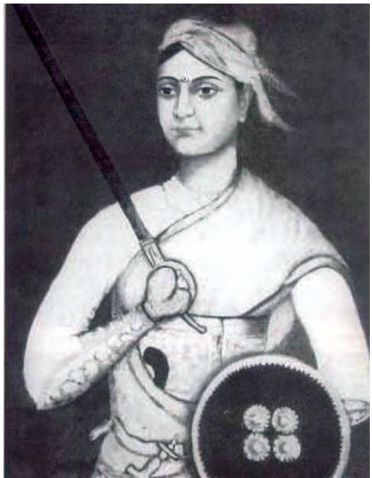Fig. 10.3
Rani Lakshmi Bai, a popular image