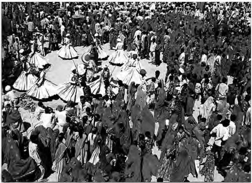 A tribal village fair